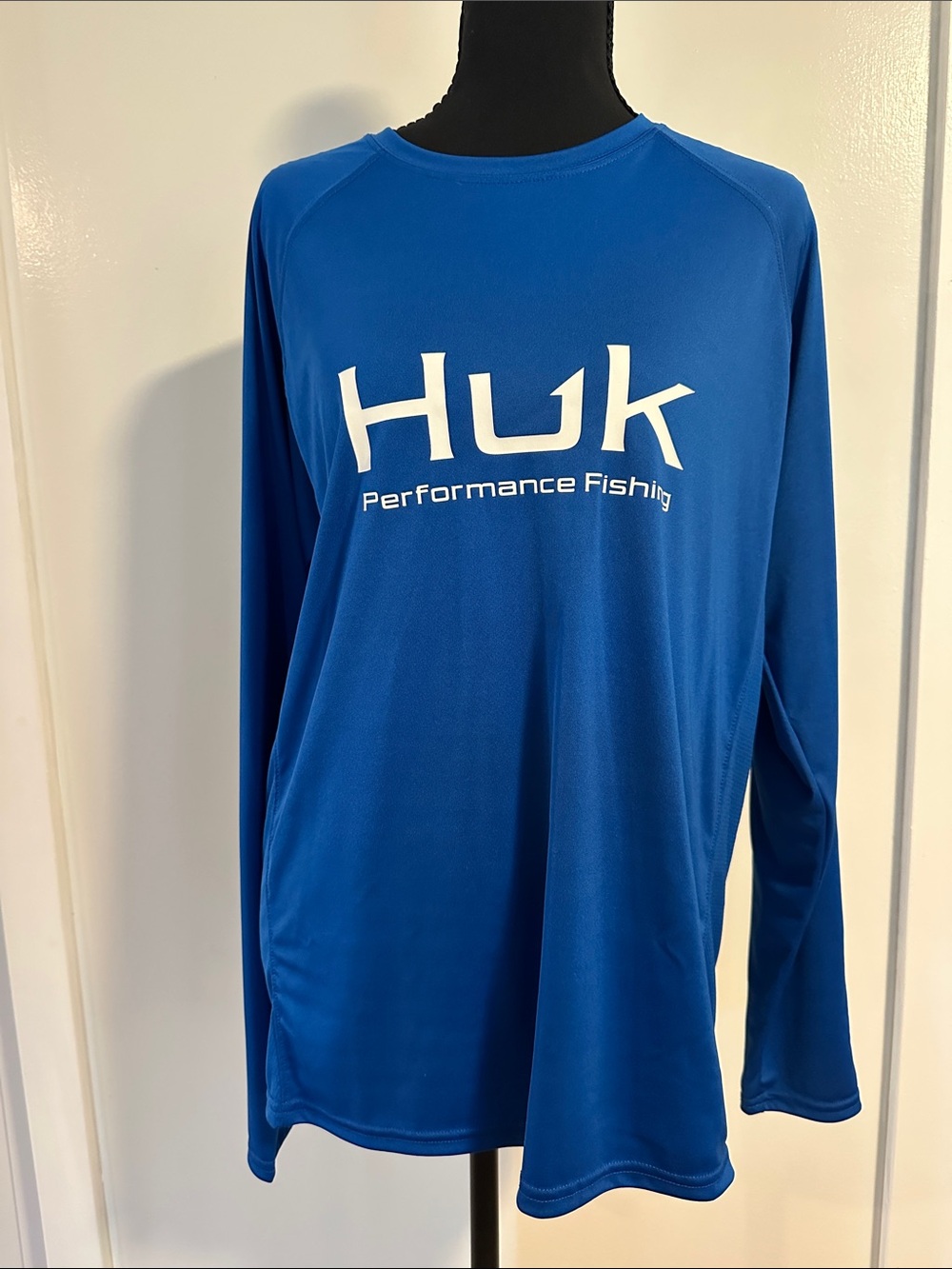 Huk Performance Fishing Long-Sleeve Shirt - Blue